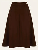 Classic 1940s Style A-Line Skirt in Braun – Weekend Doll