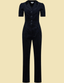Classic Jumpsuit aus Cord in Navy | Very Cherry | Damenjumpsuit - Bright House Vintage