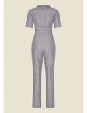 Classic Jumpsuit Breton Stripe Marino | Very Cherry | Damenjumpsuit - Bright House Vintage