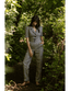 Classic Jumpsuit Breton Stripe Marino | Very Cherry | Damenjumpsuit - Bright House Vintage