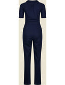 Classic Jumpsuit in Dark Denim - Bright House Vintage