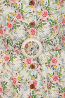 Cream Kate Bloom Dress - Bright House Vintage