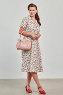 Cream Kate Cherry Dress - Bright House Vintage