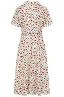 Cream Kate Cherry Dress - Bright House Vintage