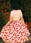 Darcie Top in Weiß | Hearts & Roses | Damenshirt - Bright House Vintage