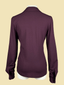 Dita Blouse Longsleeve Grape Tricot Deluxe | Very Cherry | Damenbluse - Bright House Vintage