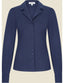 Dita Blouse Longsleeve Navy Tricot Deluxe | Very Cherry | Damenbluse - Bright House Vintage