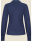 Dita Blouse Longsleeve Navy Tricot Deluxe | Very Cherry | Damenbluse - Bright House Vintage