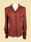 Dita Blouse Longsleeve Terra Tricot Deluxe | Very Cherry | Damenbluse - Bright House Vintage