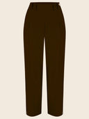 Dorothy Tapered Trousers in Braun – Weekend Doll