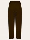 Dorothy Tapered Trousers in Braun, Rückansicht
