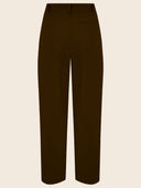 Dorothy Tapered Trousers in Braun, Rückansicht