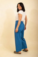 Eden Culottes in Linen Blue | Pretty Vacant - Bright House Vintage