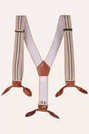 The Sassy Suspenders in Blau gestreift von Emmy Design