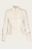 The Spectacular Spearpoint Shirt aus weißer Baumwolle | Emmy Design | Damenbluse