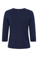 Fei Tropical Summer Cardigan in Navy | Banned Retro - Bright House Vintage