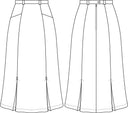 Flirty 30’s Skirt in Blau | Emmy Design | Damenrock - Bright House Vintage