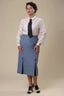 Flirty 30’s Skirt in Blau | Emmy Design | Damenrock - Bright House Vintage