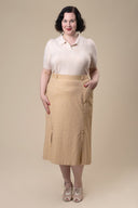 Flirty 30’s Skirt in Gelb | Emmy Design | Damenrock - Bright House Vintage