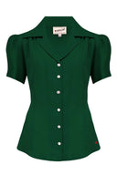 Gene Blouse in Jade Green | Weekend Doll - Bright House Vintage