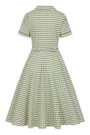 Green Bella Anchor Ahead Dress - Bright House Vintage