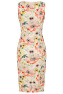 Halle Floral Wiggle Dress | Hearts & Roses | Damenkleid - Bright House Vintage
