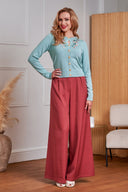 Heritage Cherry Cardigan in Blau | Banned Retro - Bright House Vintage