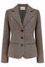 Ingrid Herringbone Jacket in Braun | Weekend Doll | Damenjacke - Bright House Vintage