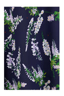 Ingrid Pussy Bow Blouse in Navy Wisteria | Weekend Doll - Bright House Vintage