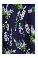 Ingrid Pussy Bow Blouse in Navy Wisteria | Weekend Doll - Bright House Vintage