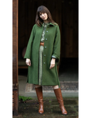 Isia Coat in Fern Green | Very Cherry | Damenmantel - Bright House Vintage