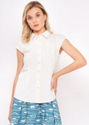 Ivory Blouse | Circus Clothing - Bright House Vintage