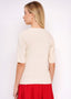 Ivory Strawberry Pullover | Circus Clothing - Bright House Vintage