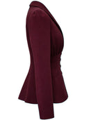 Jacke Nyco in Weinrot - Bright House Vintage