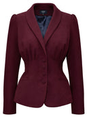 Jacke Nyco in Weinrot - Bright House Vintage