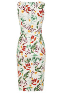 Jewel Floral Wiggle Dress | Hearts & Roses | Damenkleid - Bright House Vintage