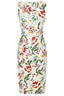 Jewel Floral Wiggle Dress | Hearts & Roses | Damenkleid - Bright House Vintage