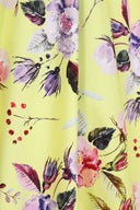 Josie Floral Swing Dress in Gelb | Hearts & Roses | Damenkleid - Bright House Vintage