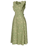 Karin's Picnic Dress in Salbeigrün | Emmy Design - Bright House Vintage
