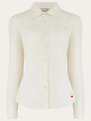 Katherine Bow Blouse in Ivory von Weekend Doll, Freisteller ohne Schleife
