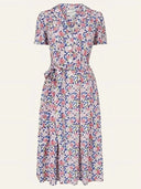 Katherine Shirt Dress in Purple Hydrangea – Weekend Doll