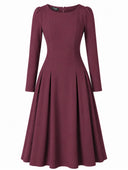 Kleid Calypso in Weinrot - Bright House Vintage