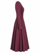 Kleid Calypso in Weinrot - Bright House Vintage
