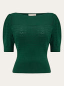 Lana Sweater in Bottle Green – Weekend Doll