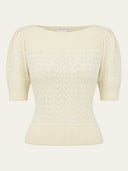 Lana Sweater in Elfenbein – Weekend Doll