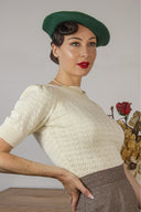 Lana Sweater in Elfenbein, Modelbild – Weekend Doll