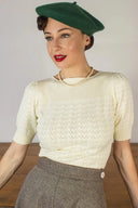Lana Sweater in Ivory | Weekend Doll - Bright House Vintage