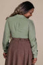 Loyal Land Girl Shirt in Salbeigrün | Emmy Design | Damenbluse - Bright House Vintage