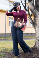 Maggie Plum Top | Weekend Doll - Bright House Vintage