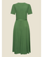 Magnolia Dress Olette Green | Very Cherry | Damenkleid - Bright House Vintage